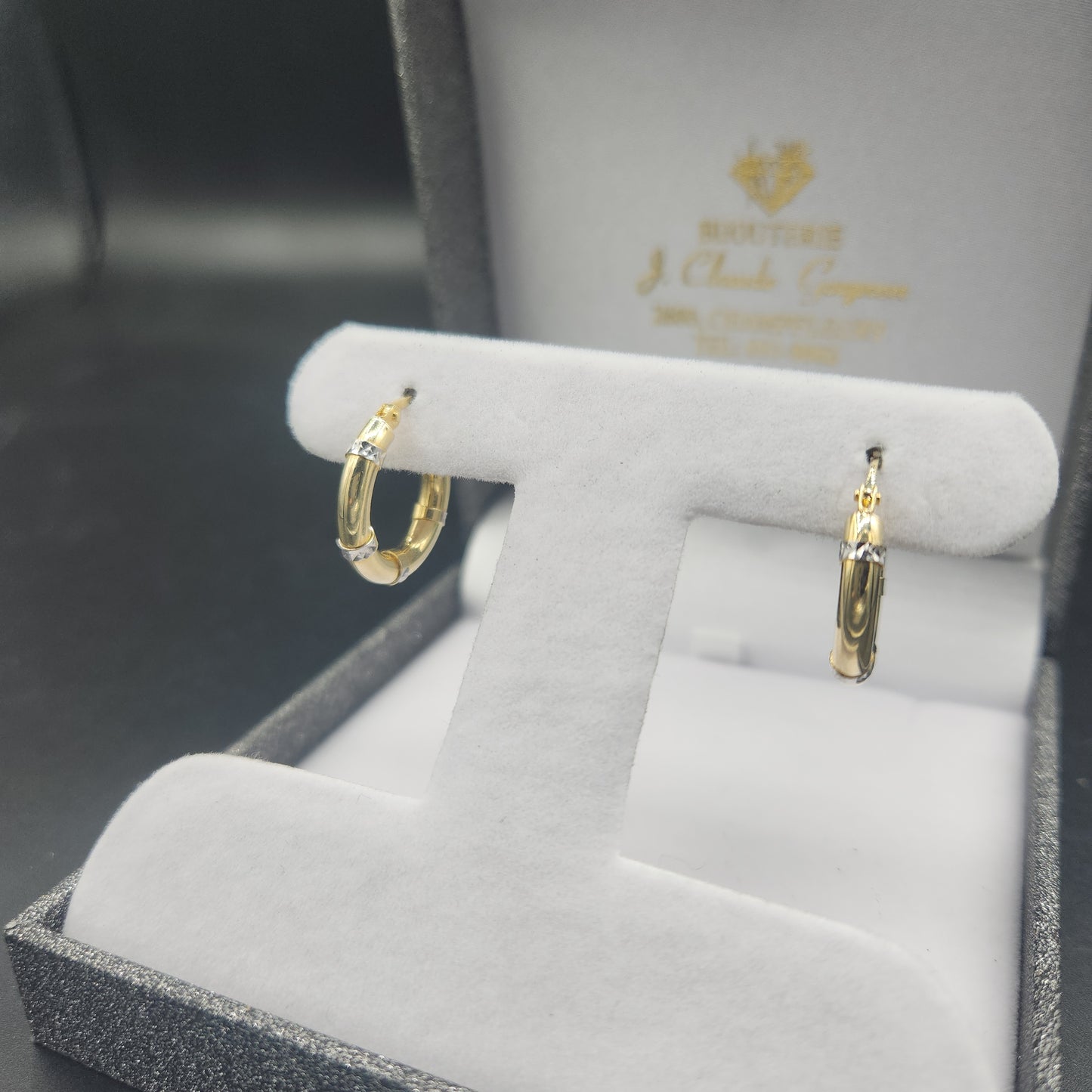 Boucles d'oreilles en or 10k