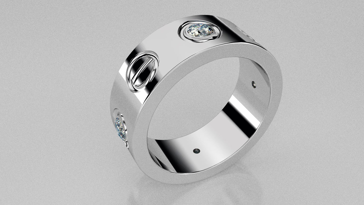 💍Jonc en or avec pierres