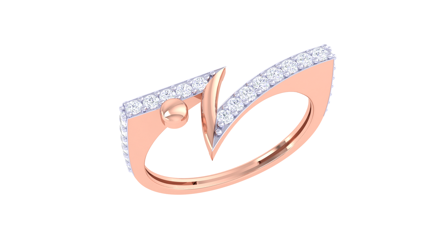 24.Bague en or 10K