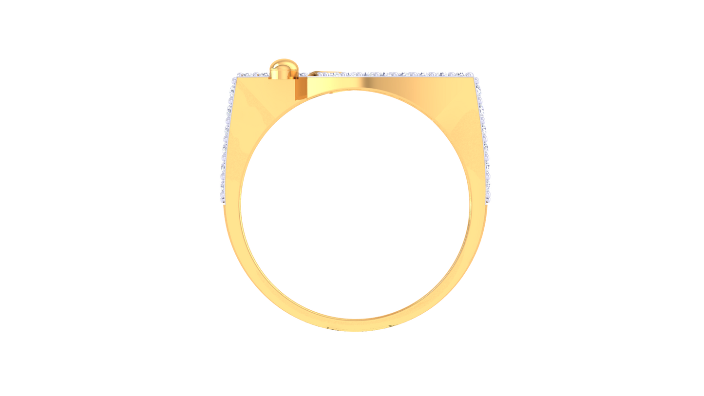 24.Bague en or 10K