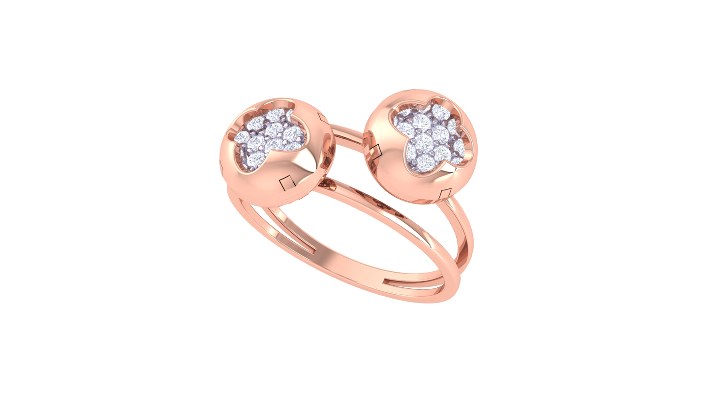46.Bague en or 10K