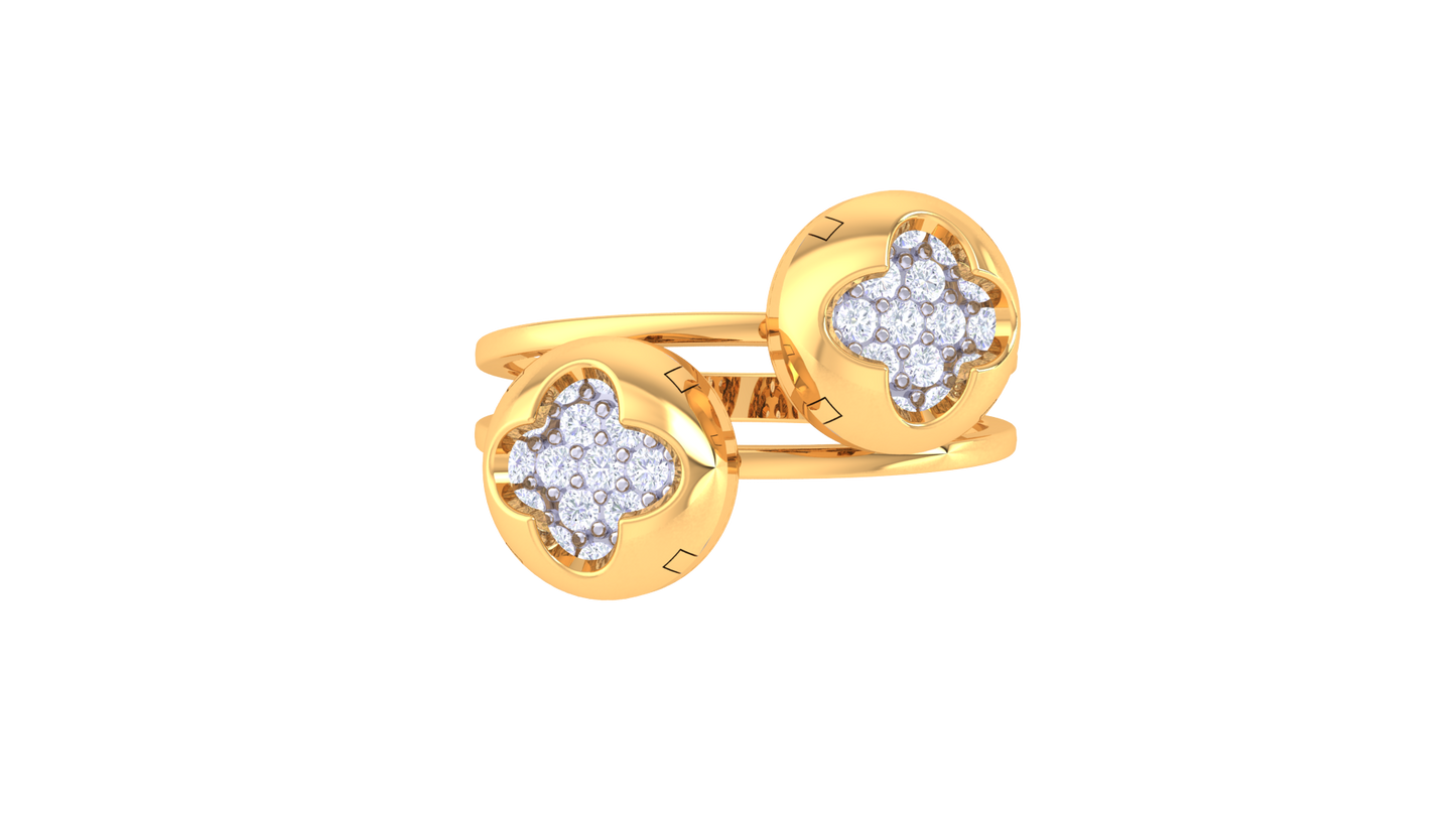 46.Bague en or 10K
