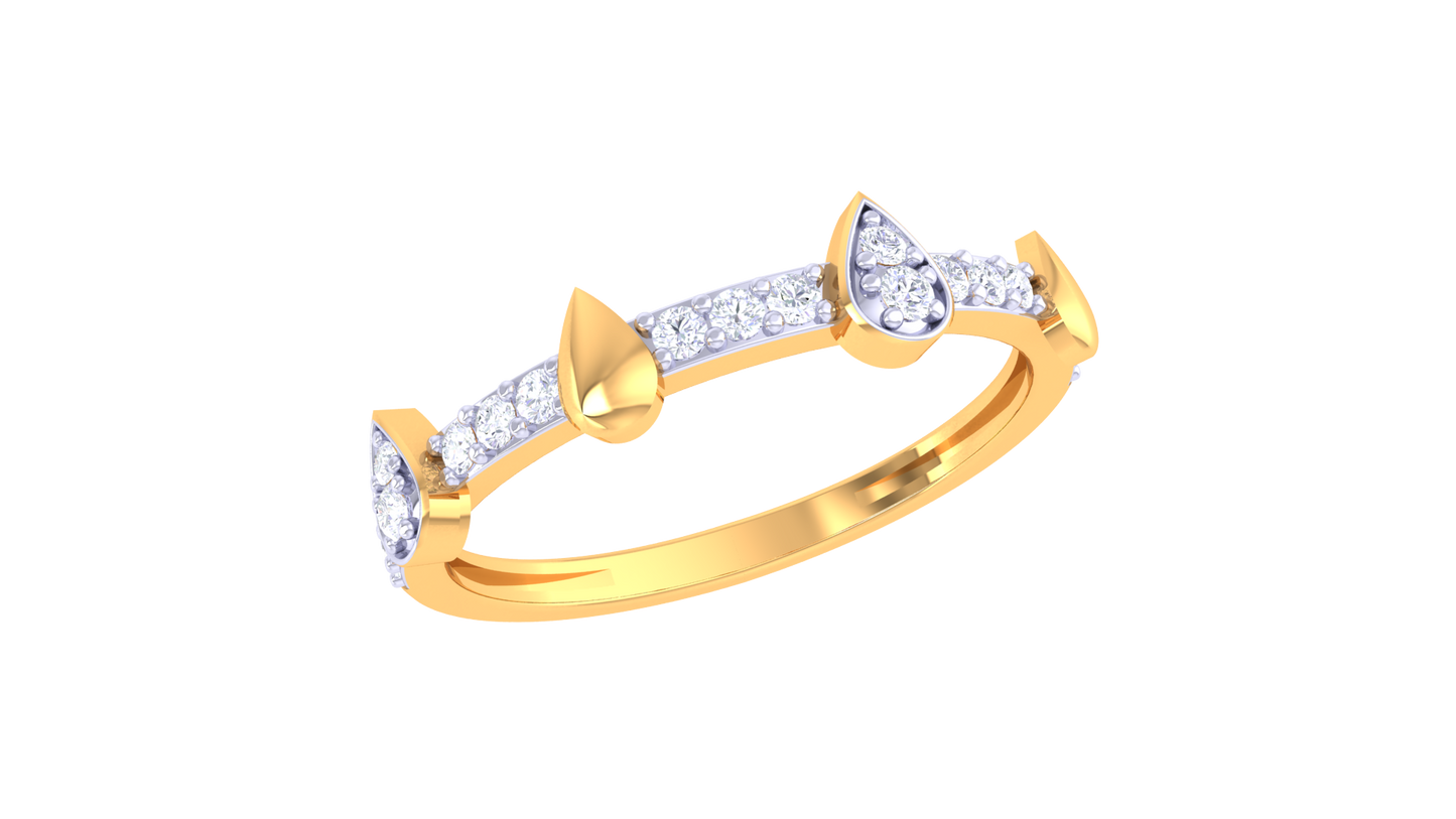 59.Bague en or 10K
