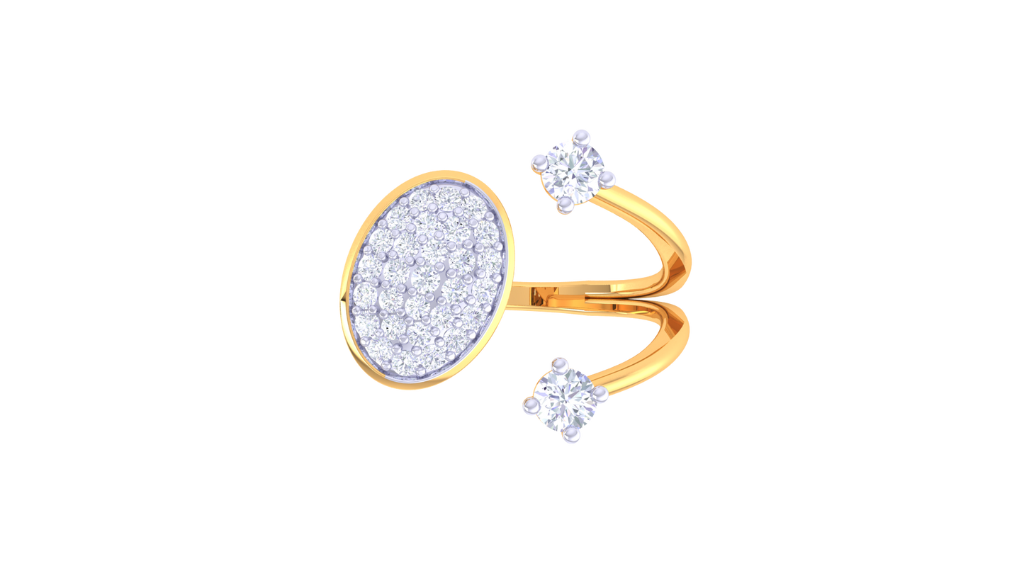 71.Bague en or 10K