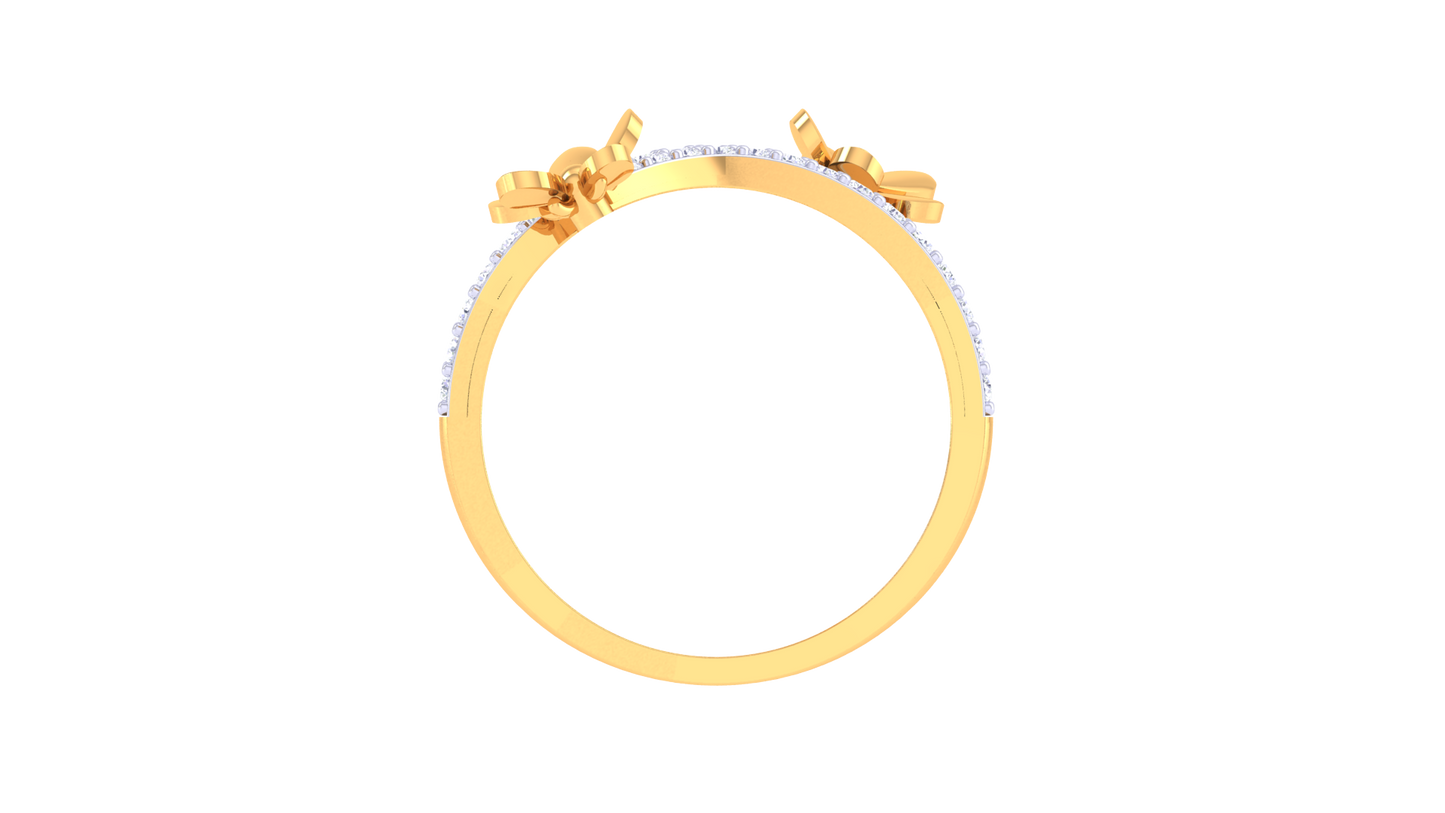 75.Bague en or 10K