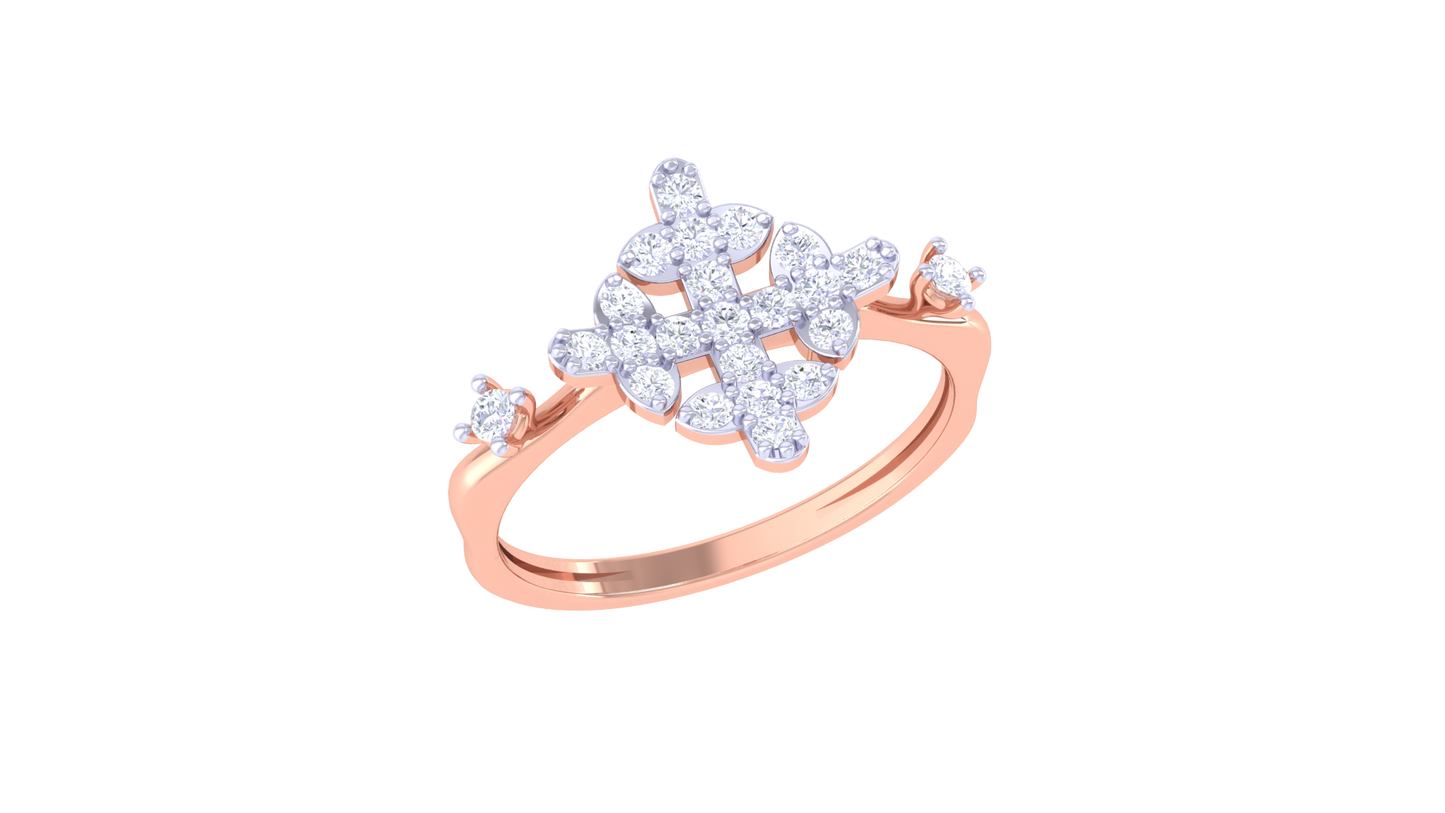 79.Bague en or 10K