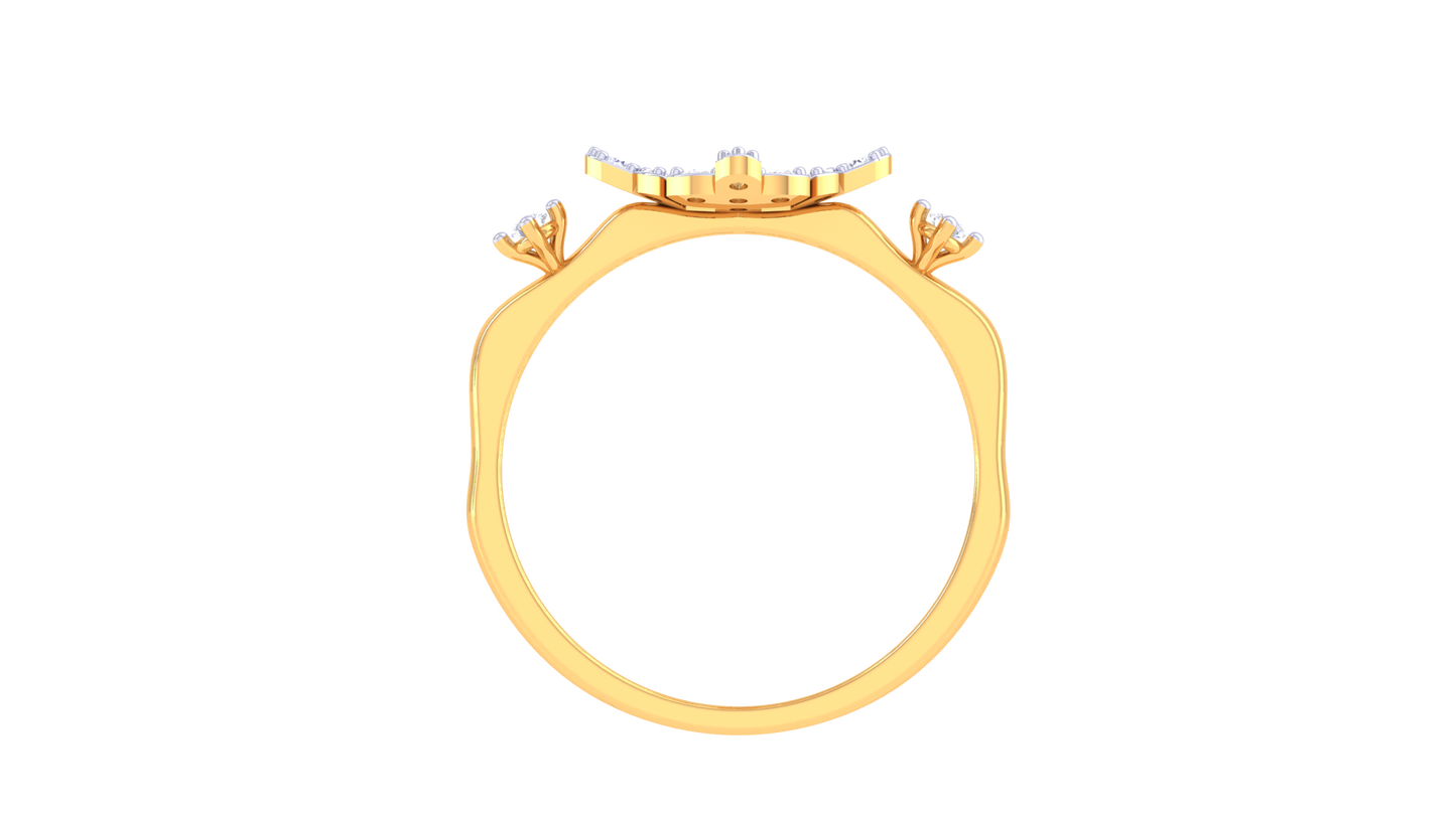 79.Bague en or 10K