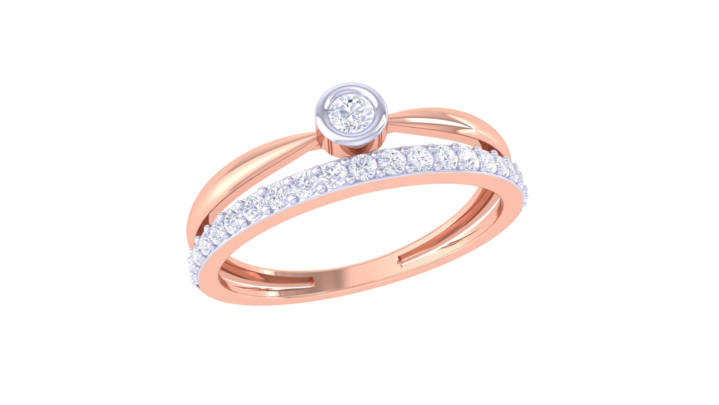 81.Bague en or 10K