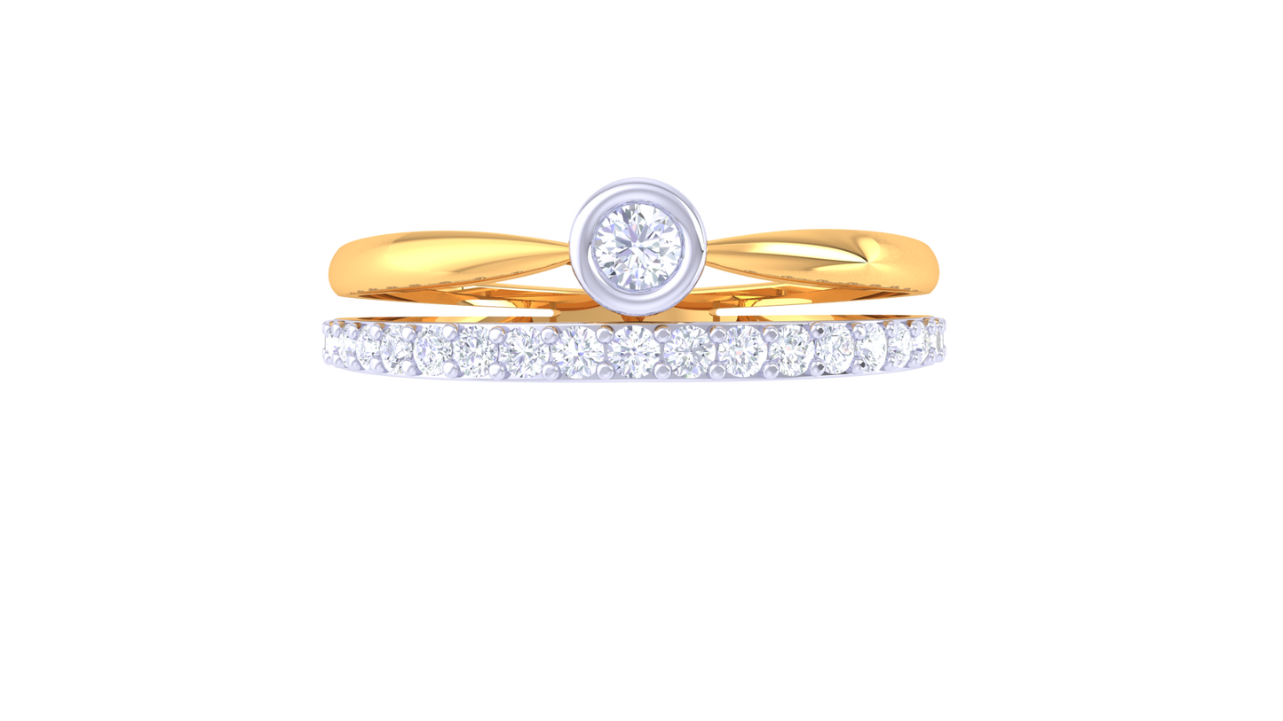 81.Bague en or 10K