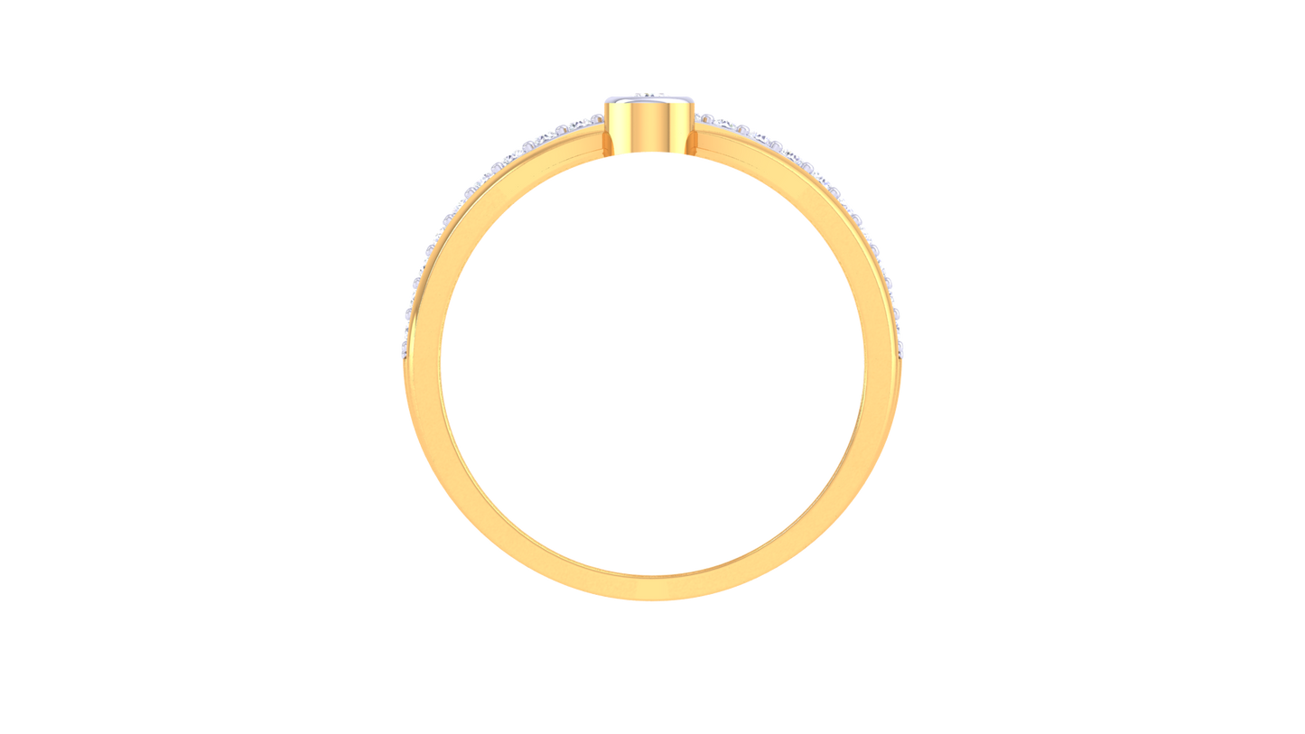 81.Bague en or 10K