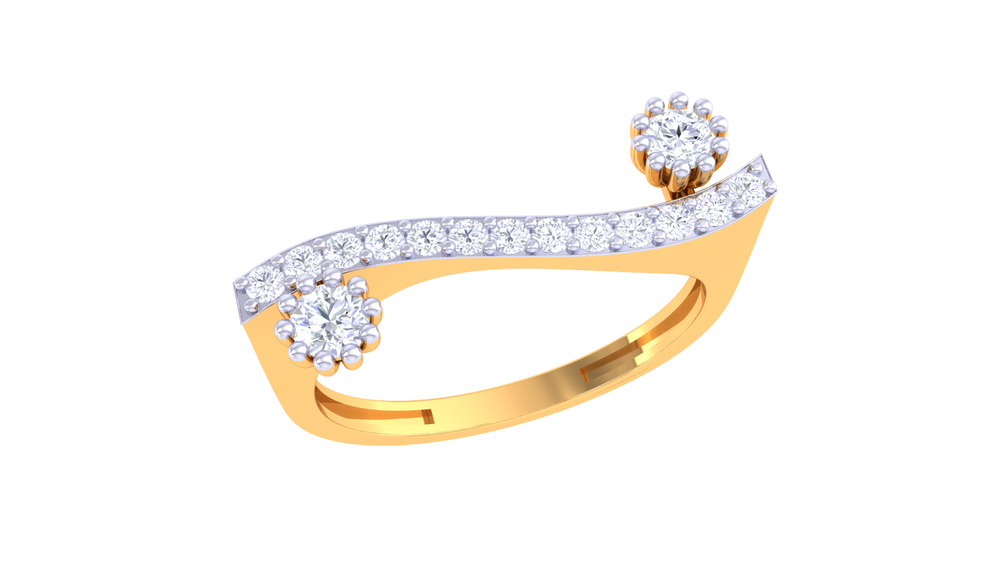 83.Bague en or 10K