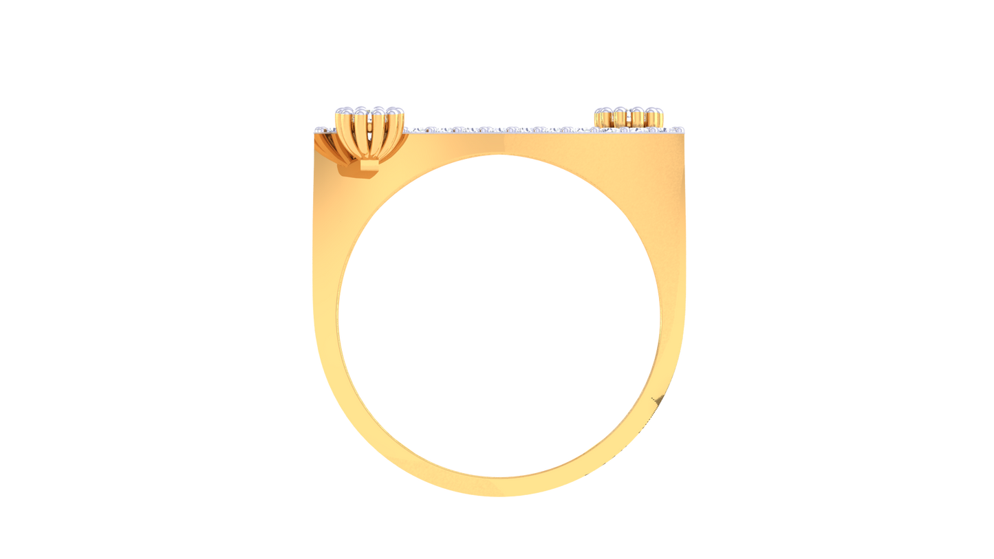 83.Bague en or 10K