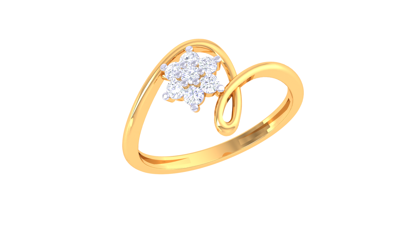 91.Bague en or 10K