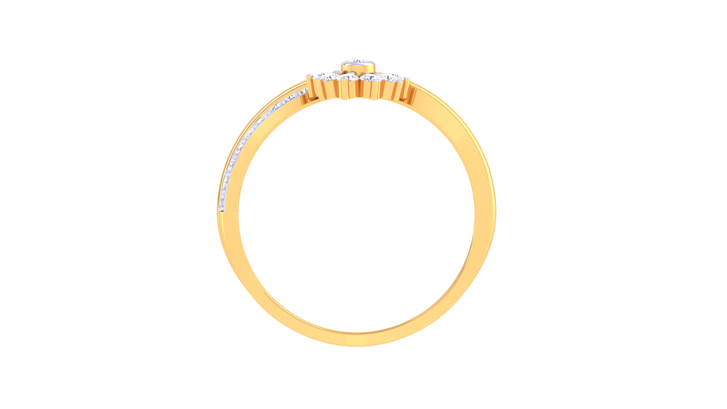 93.Bague en or 10K