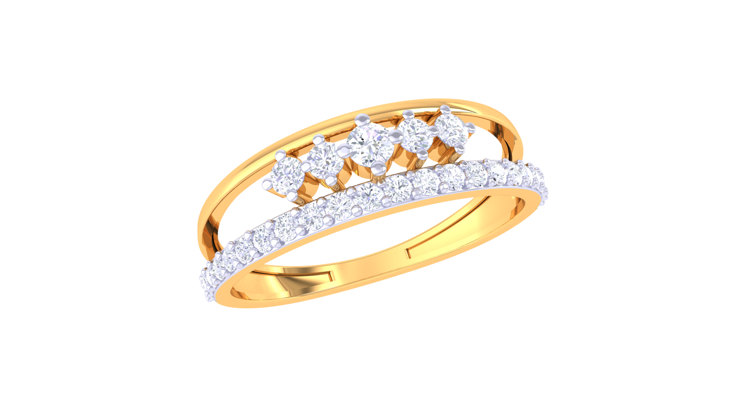 97.Bague en or 10K