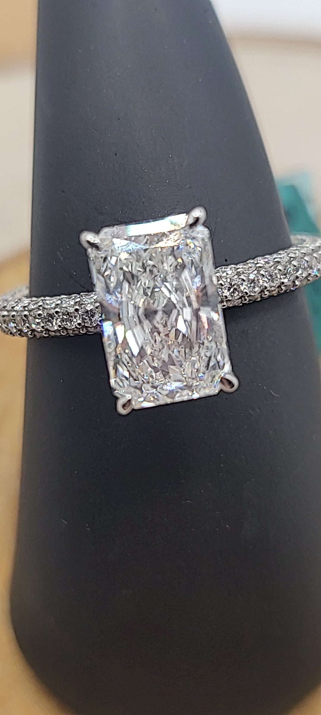 ✨️Bague en or blanc 14K & diamants de laboratoire