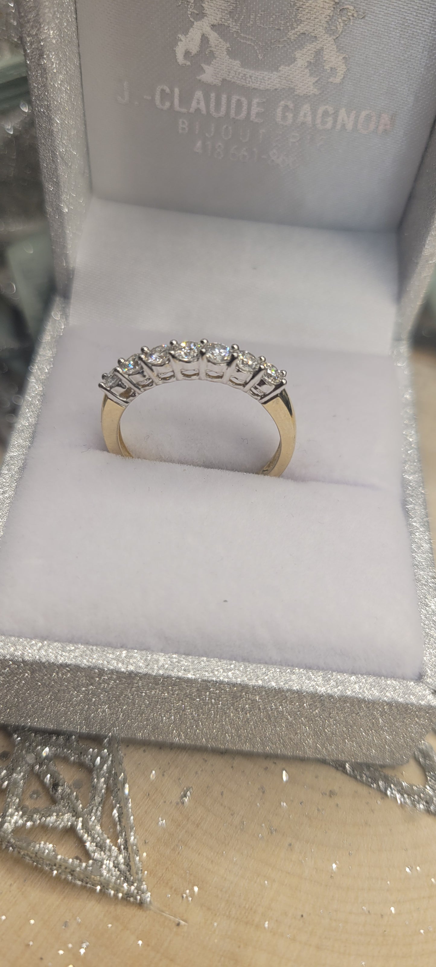 ✨️Bague Diamants Éternelle 14k
