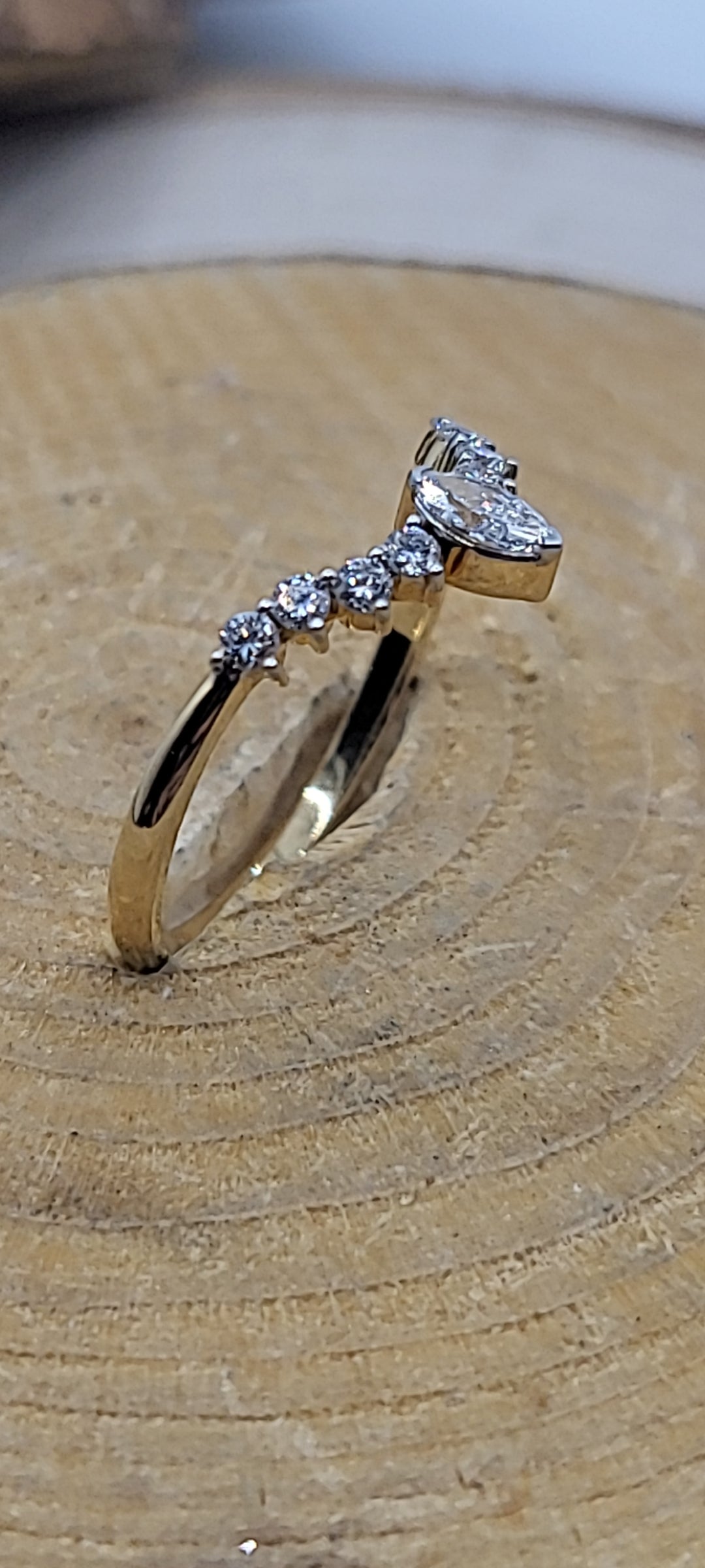 ✨Bague en or 14K sertie de diamants – 0.31 ct