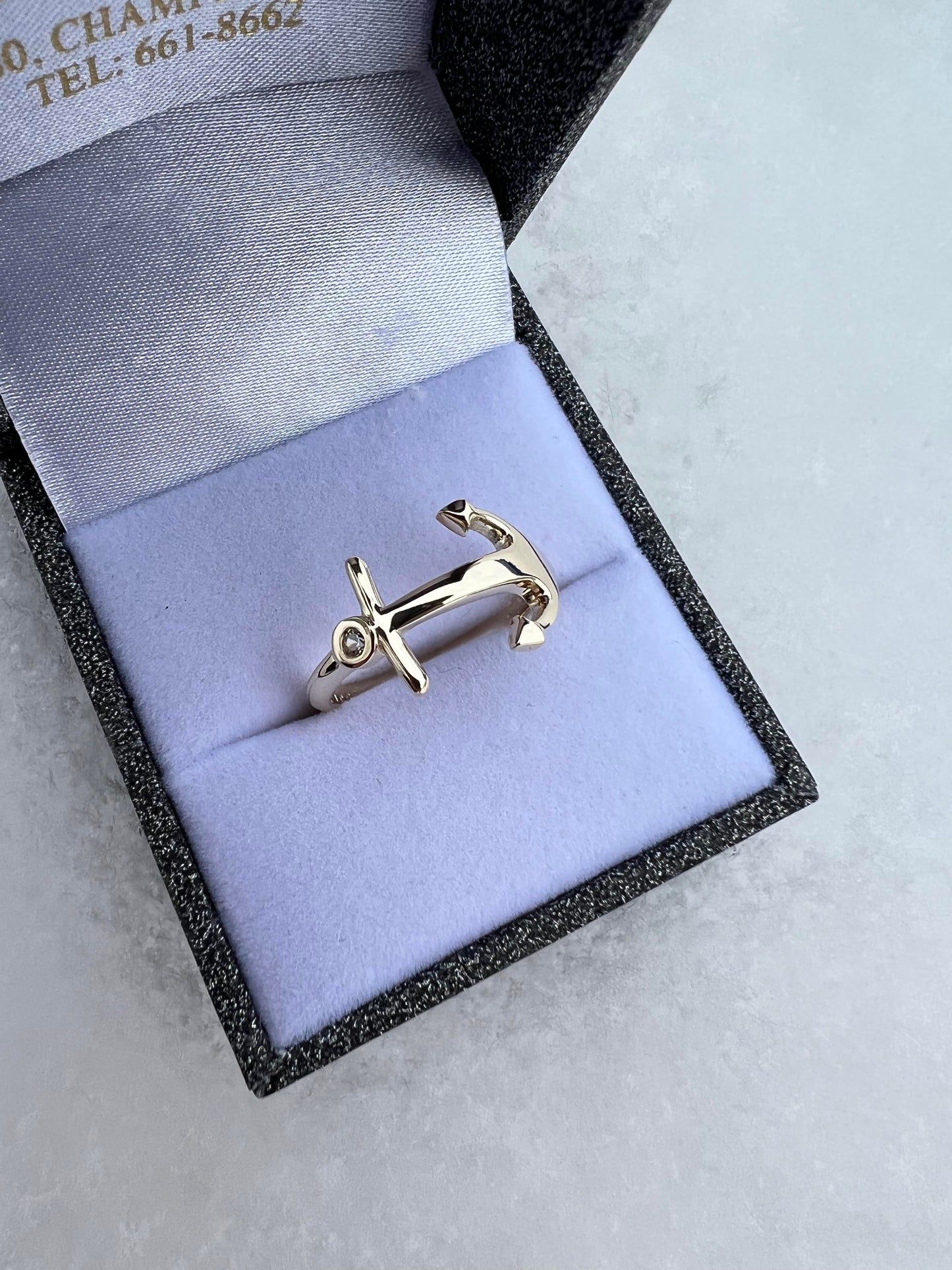 Bague Ancre de bateau