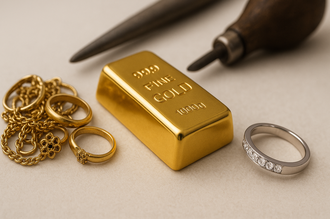 Réutiliser son or : un savoir-faire artisanal et une science précise