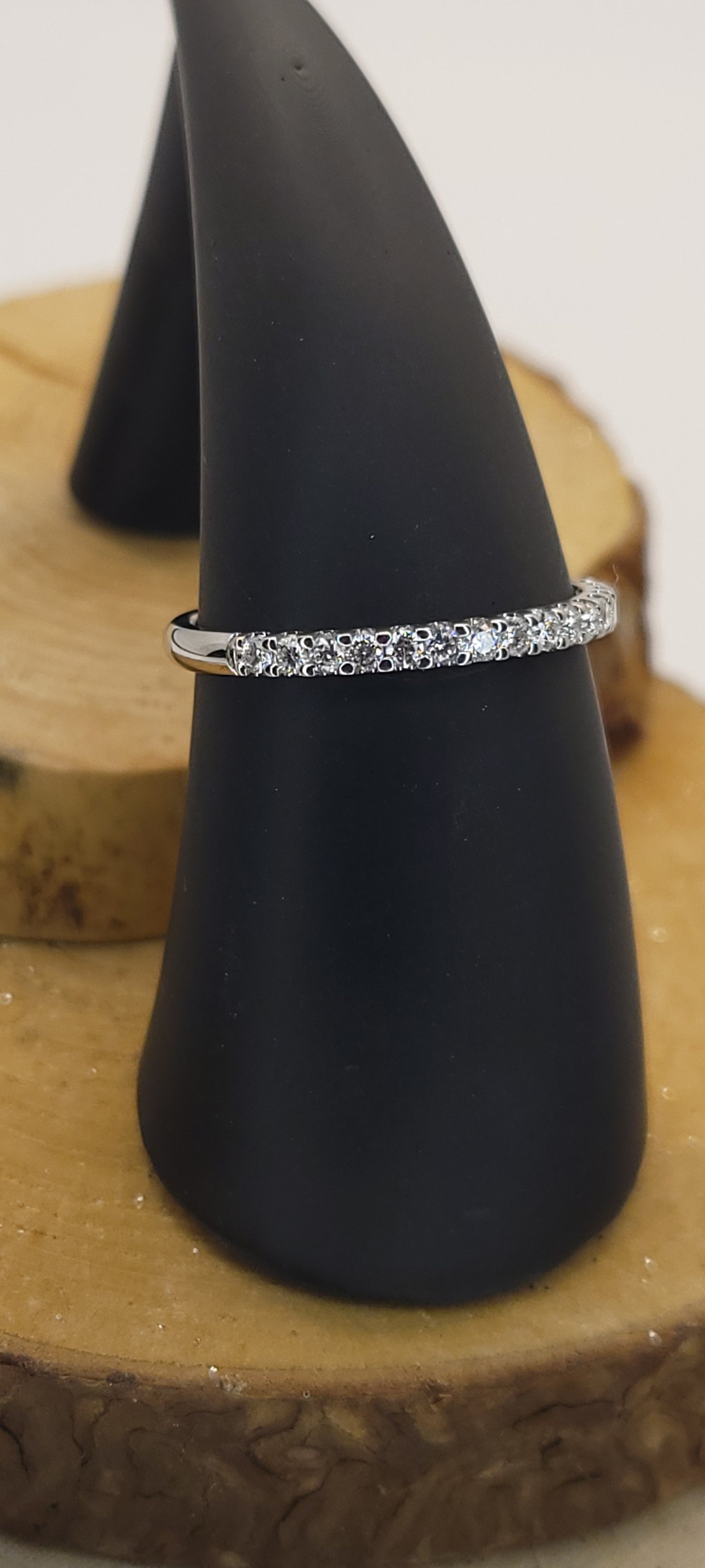 ✨️Bague Épure — 16 Diamants & Or Blanc 14k