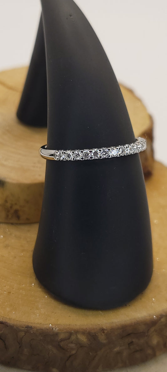 ✨️Bague Épure — 16 Diamants & Or Blanc 14k