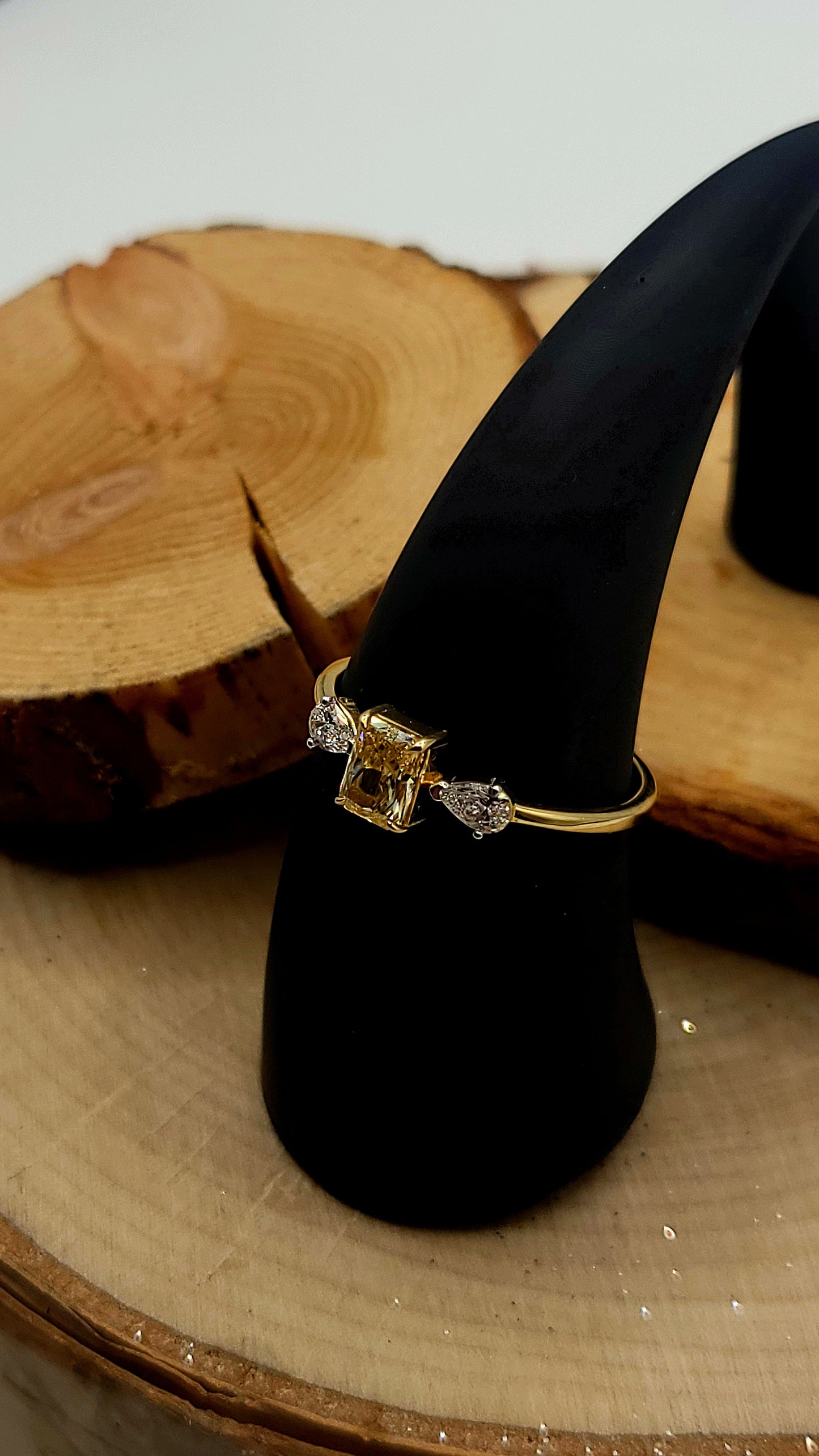 ✨️Bague Diamant Canari or jaune