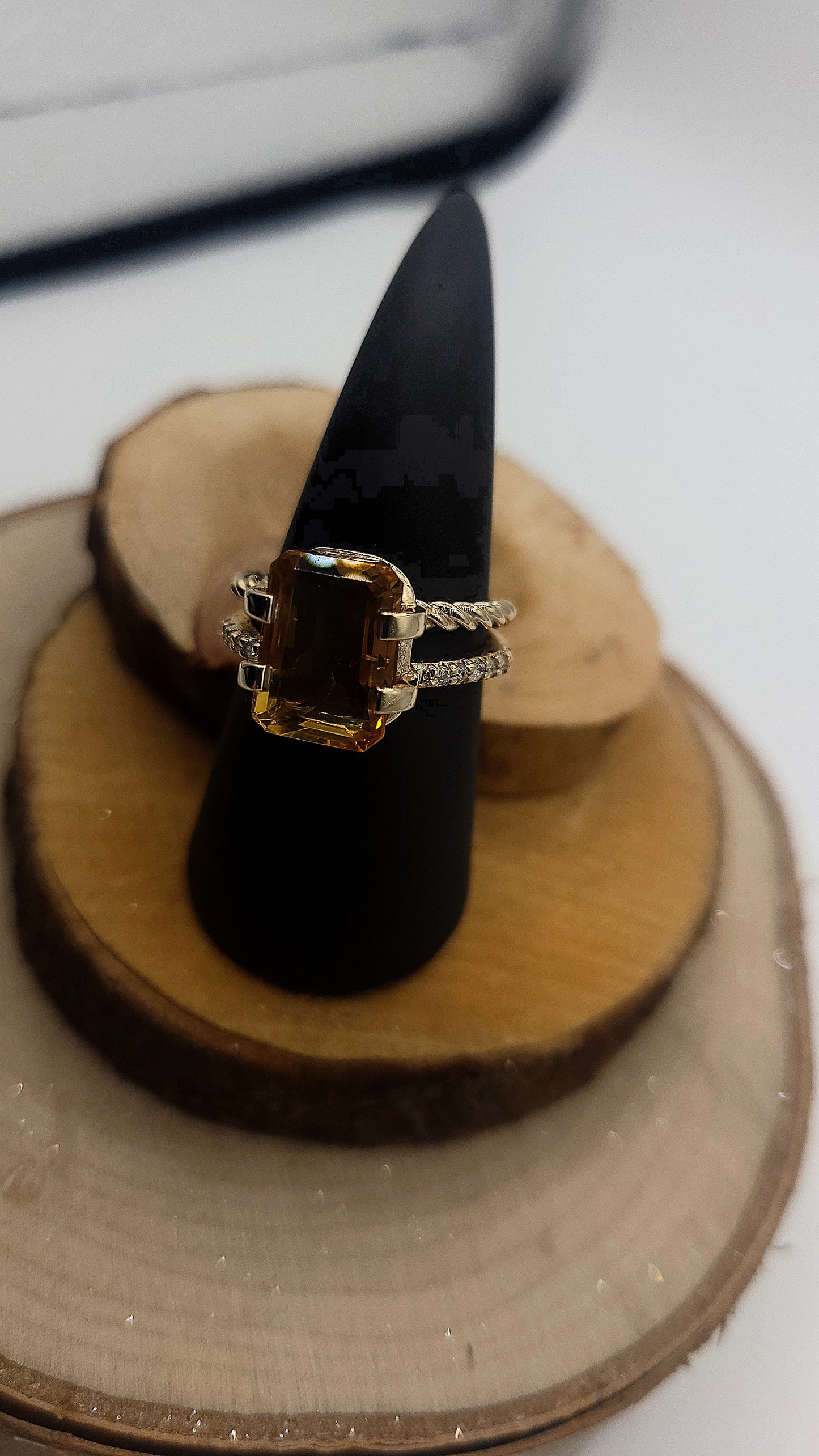 💍Bague Citrine 10k