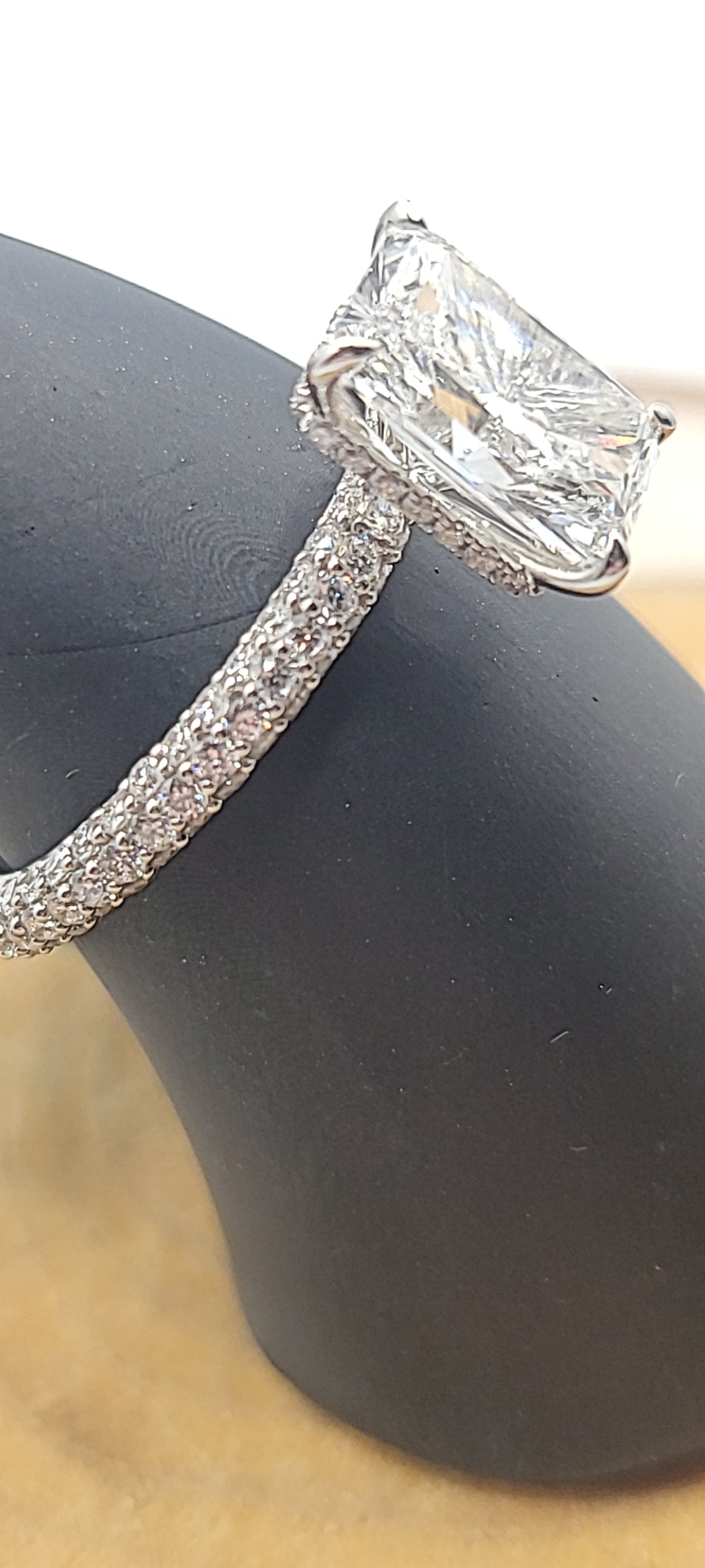 ✨️Bague en or blanc 14K & diamants de laboratoire