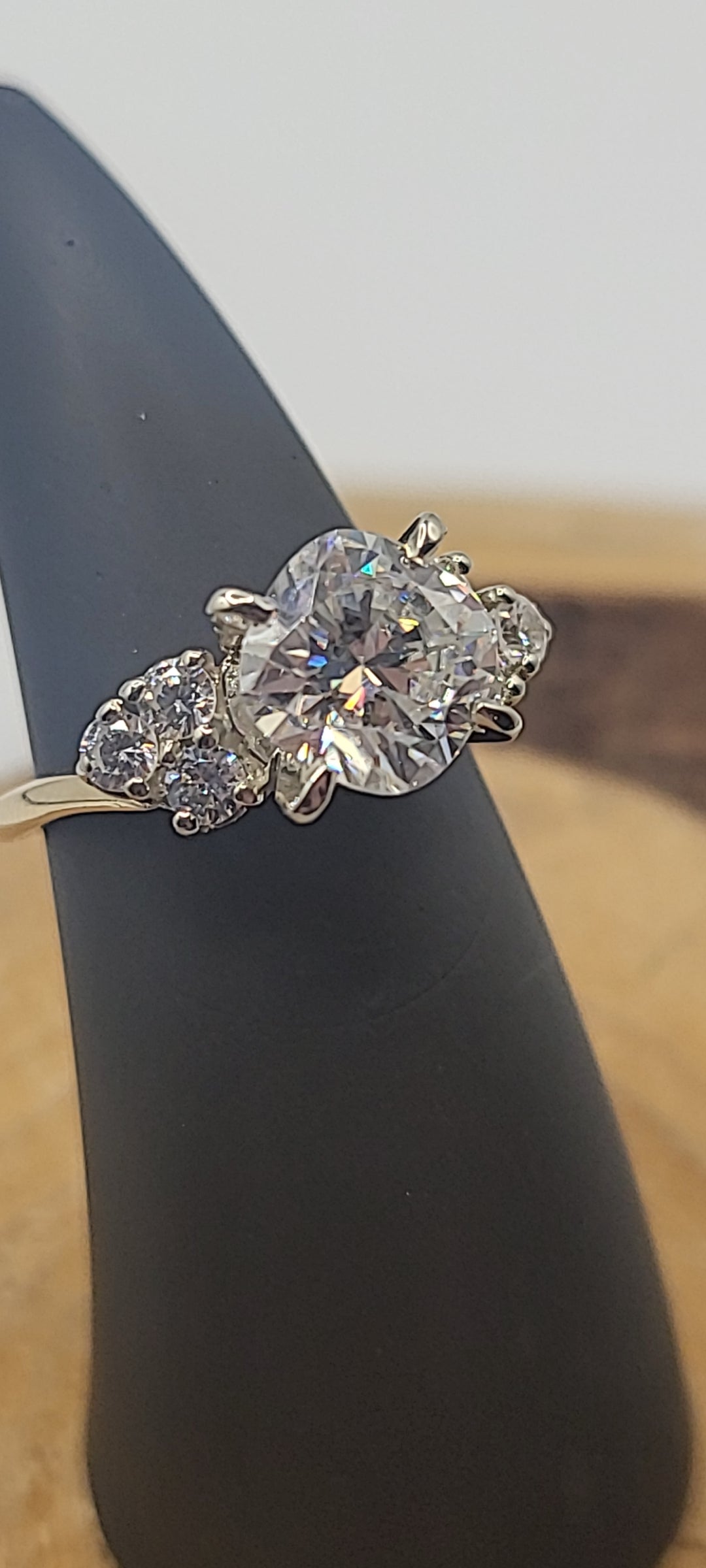 ✨️Bague or jaune Moissonite centre