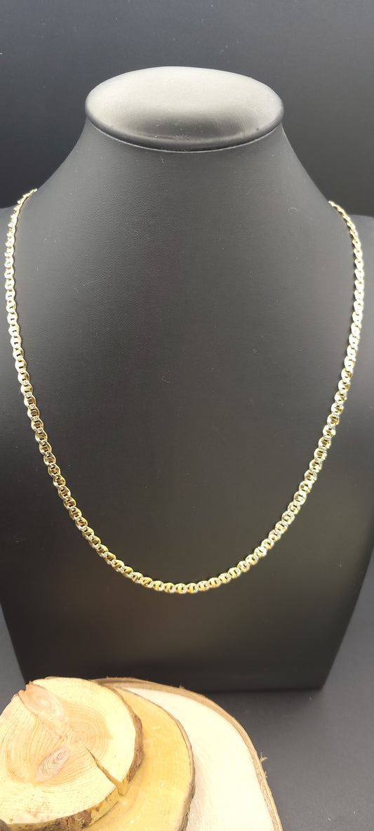 ⛓️Chaine en or jaune et or blanc 10k