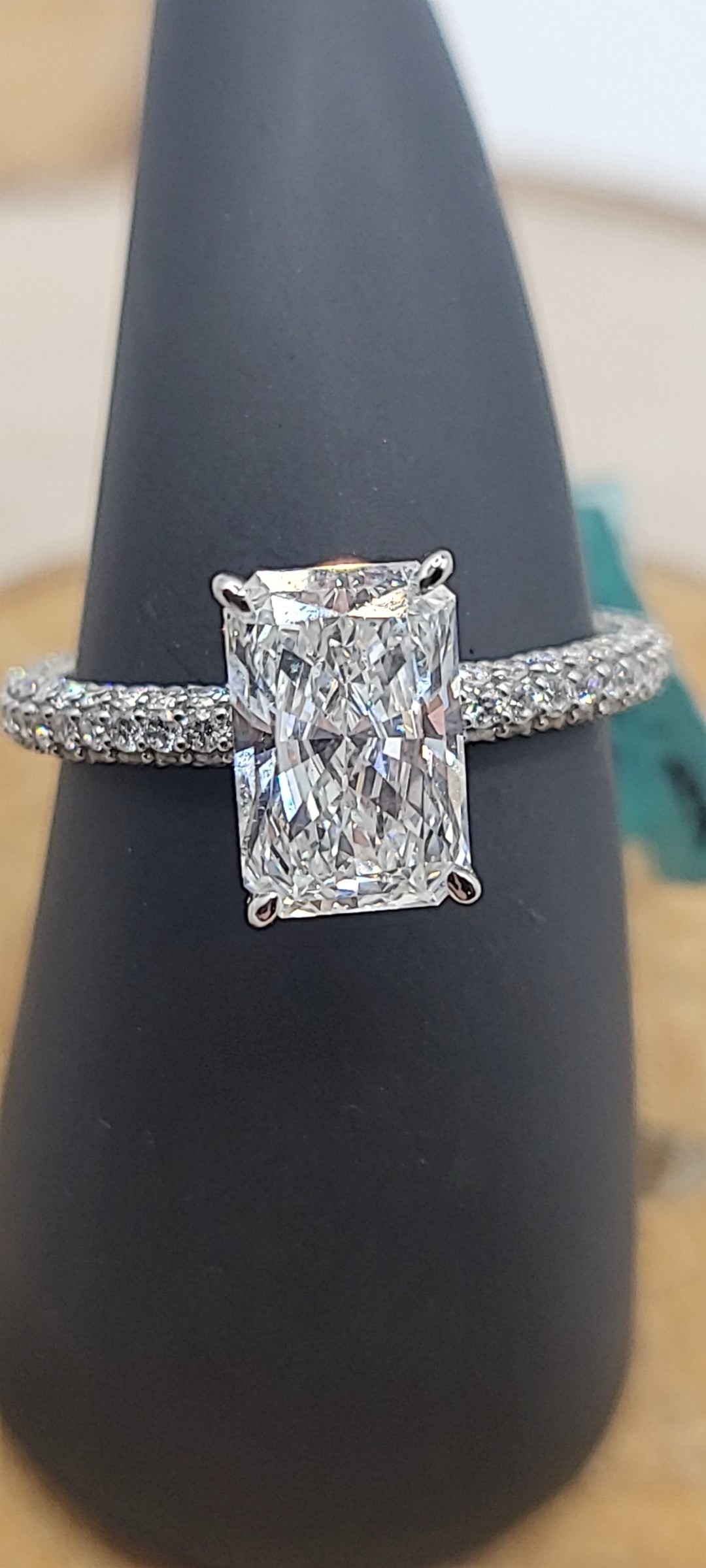 ✨️Bague en or blanc 14K & diamants de laboratoire