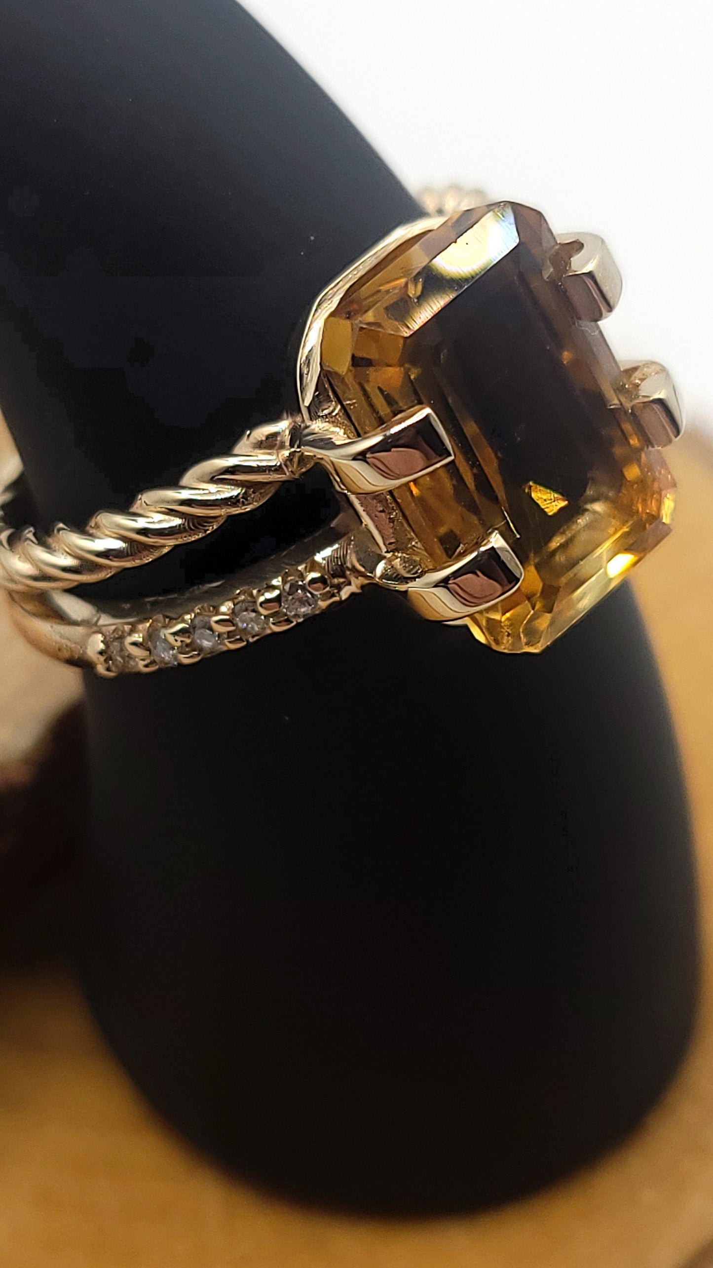 💍Bague Citrine 10k