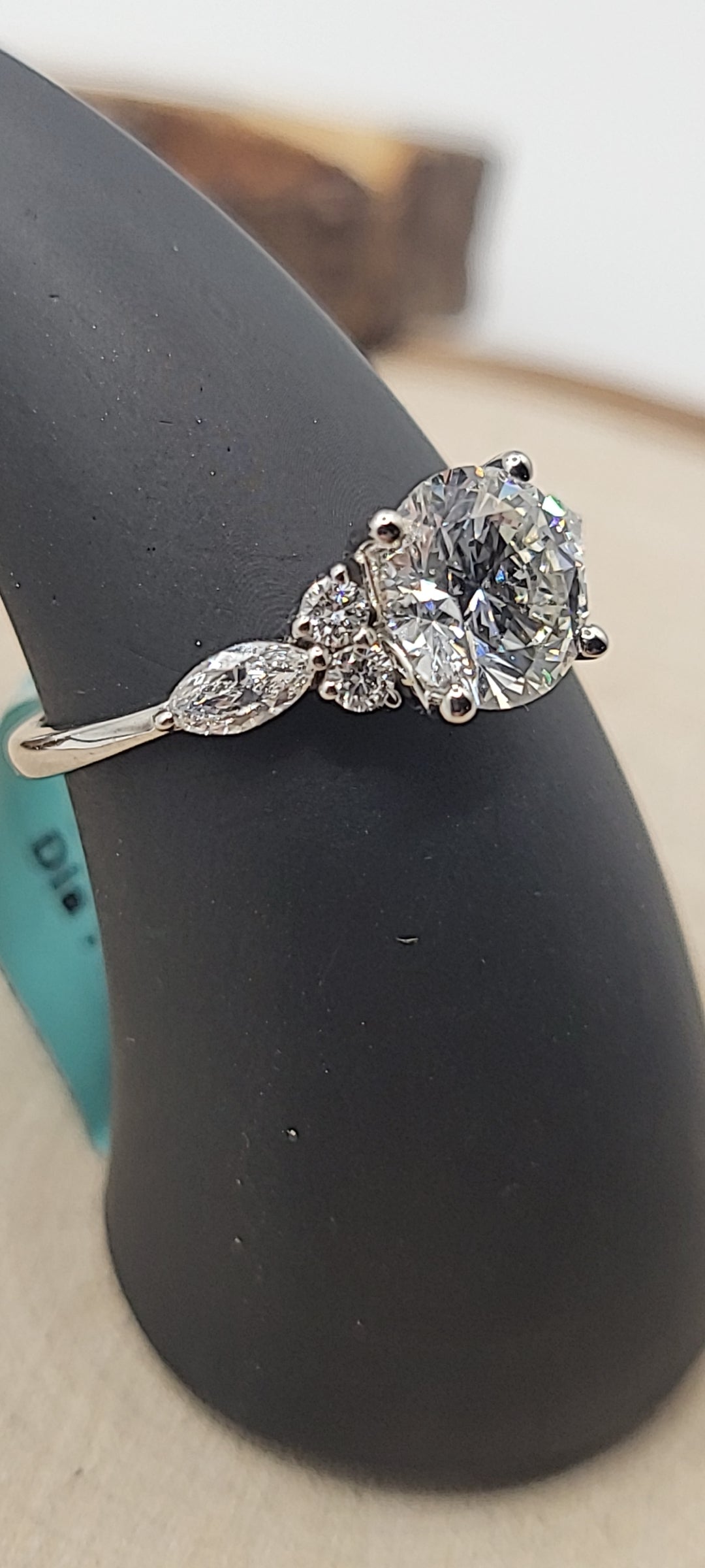 ✨Bague en or blanc 14K et diamants