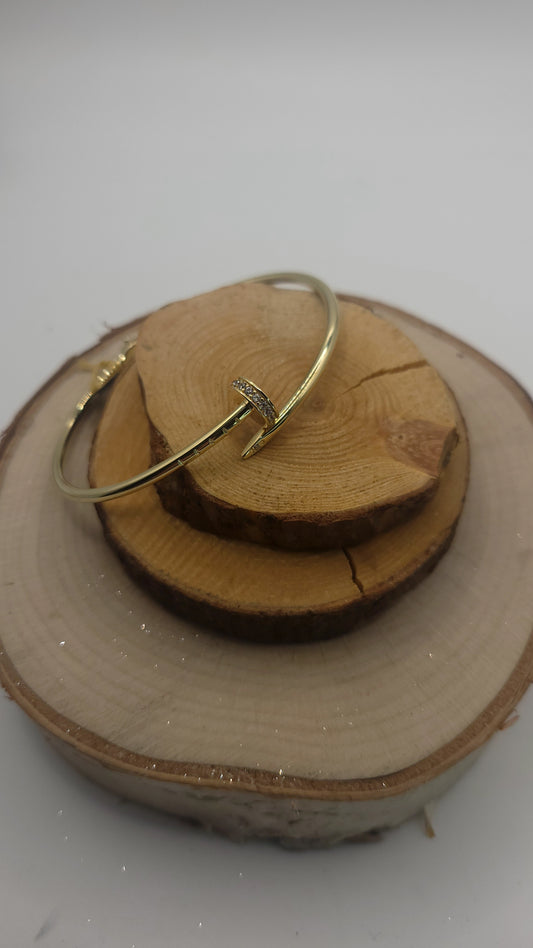 🔗Bracelet 10k or jaune (clou)