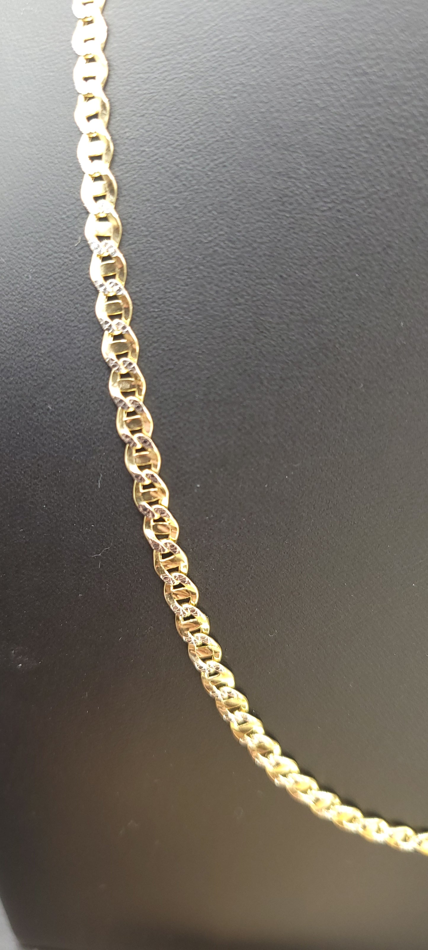 ⛓️Chaine en or jaune et or blanc 10k