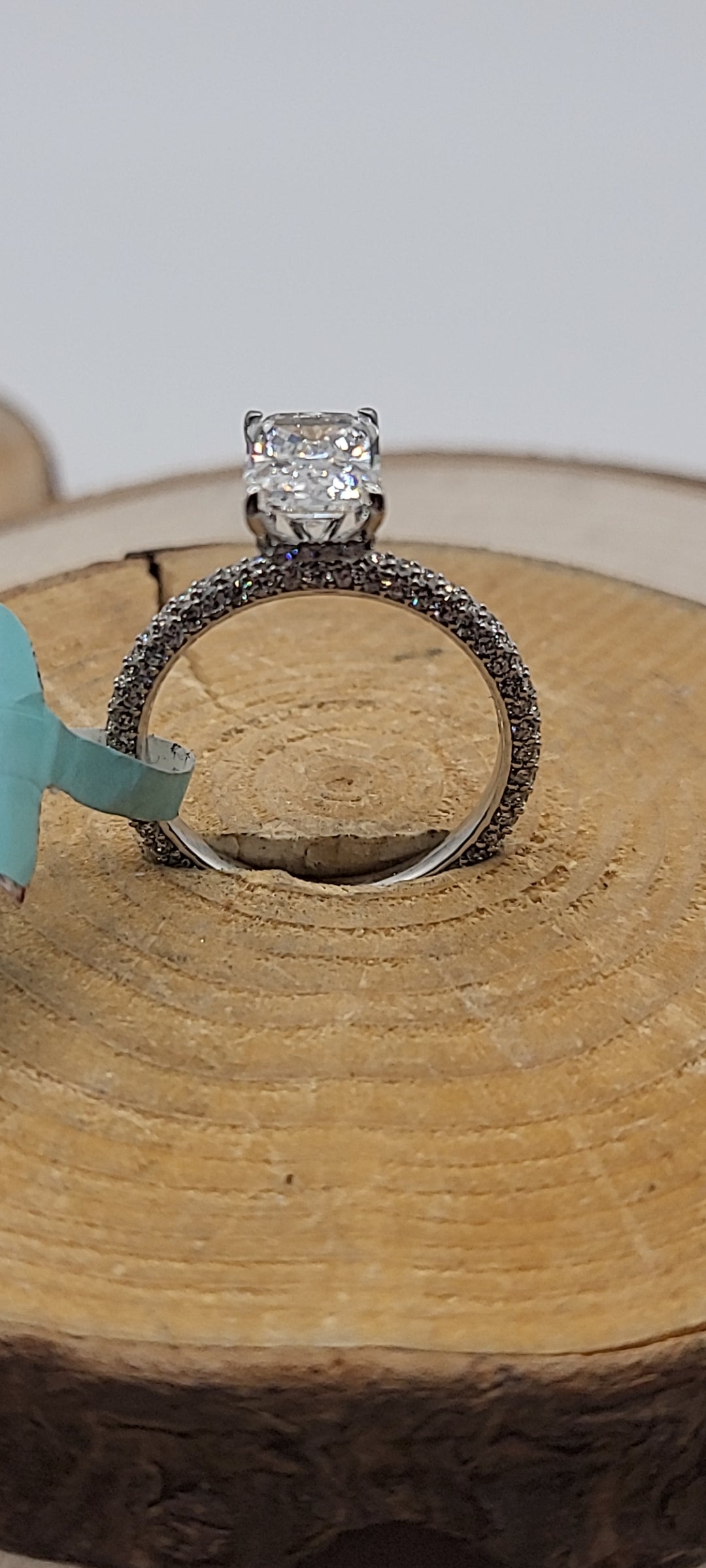 ✨️Bague en or blanc 14K & diamants de laboratoire