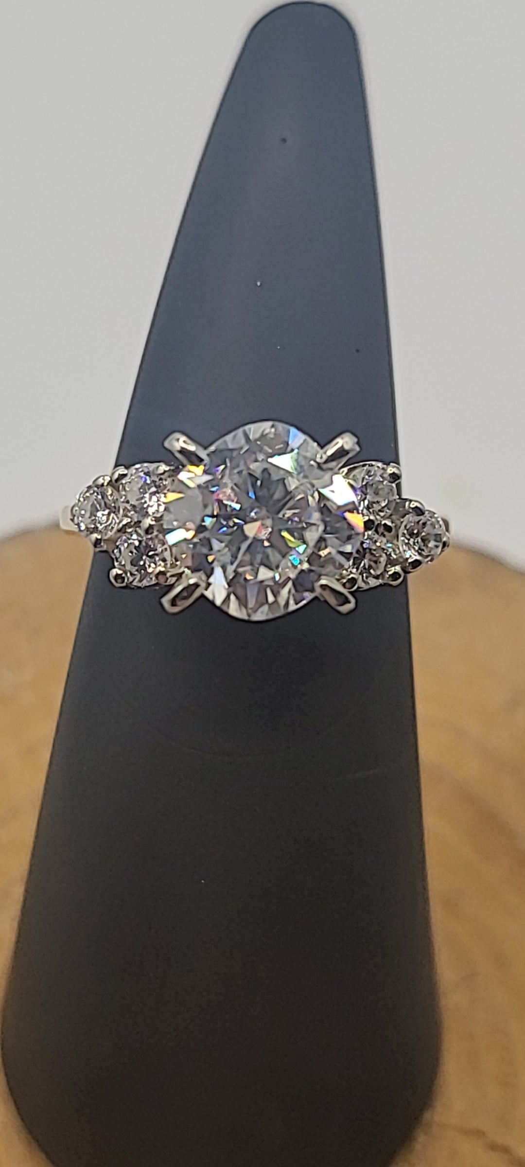 ✨️Bague or jaune Moissonite centre
