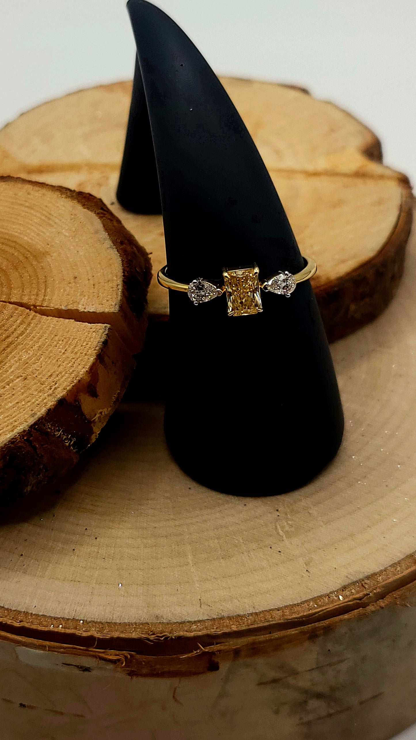 ✨️Bague Diamant Canari or jaune