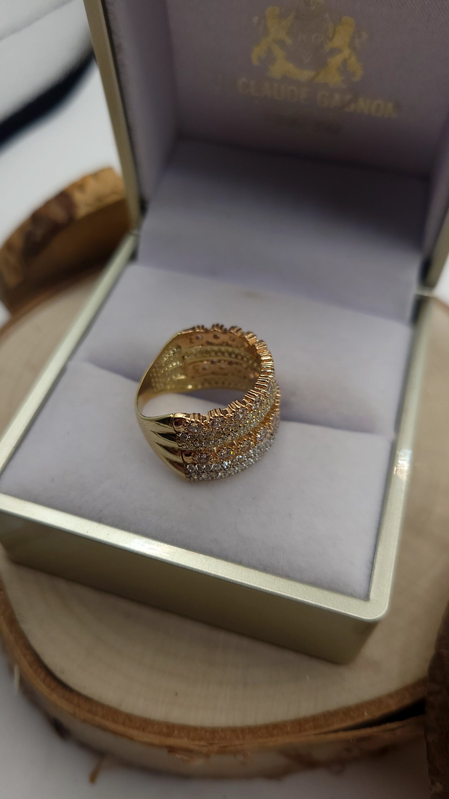 ✨️Bague princesse 10k 2 tons