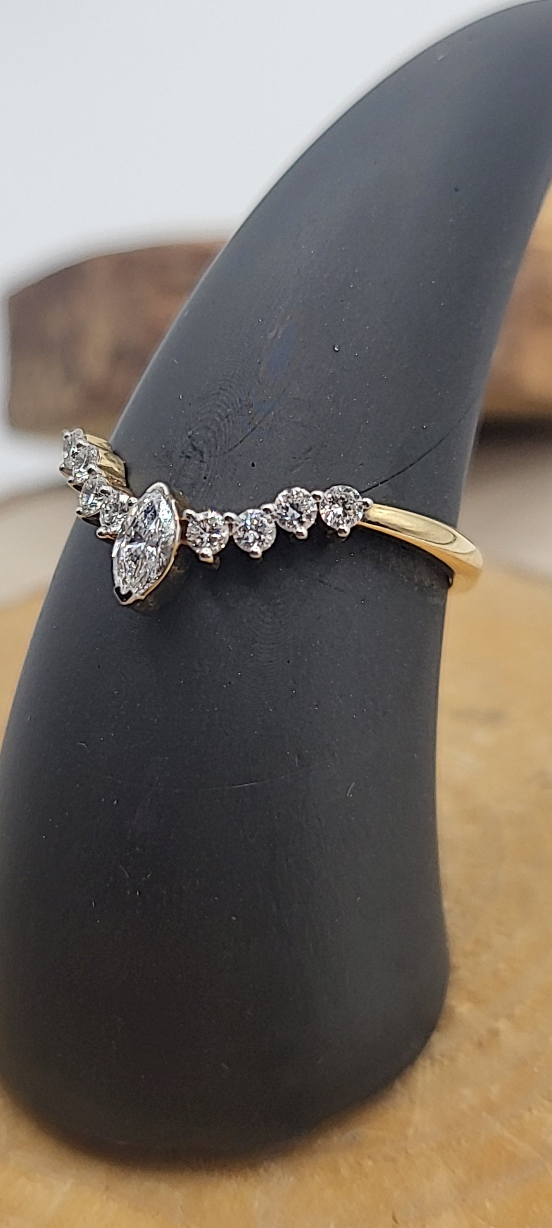 ✨Bague en or 14K sertie de diamants – 0.31 ct