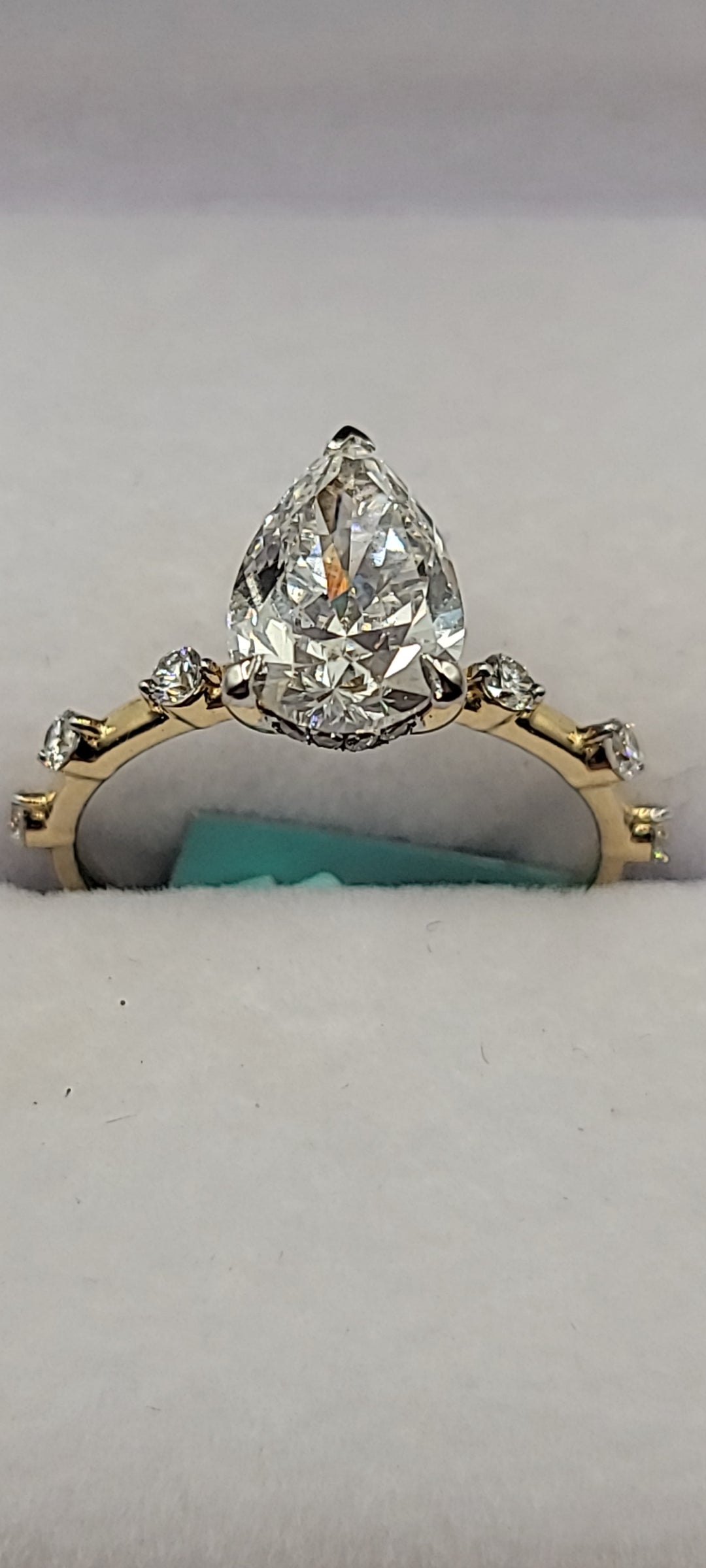 ✨Bague en or 14K avec diamants de laboratoire