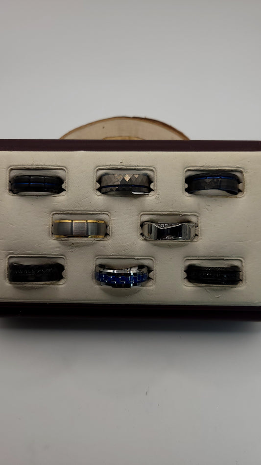 ✨️150 À 170$ Bagues en Acier Inoxydable – Élégance Partagée